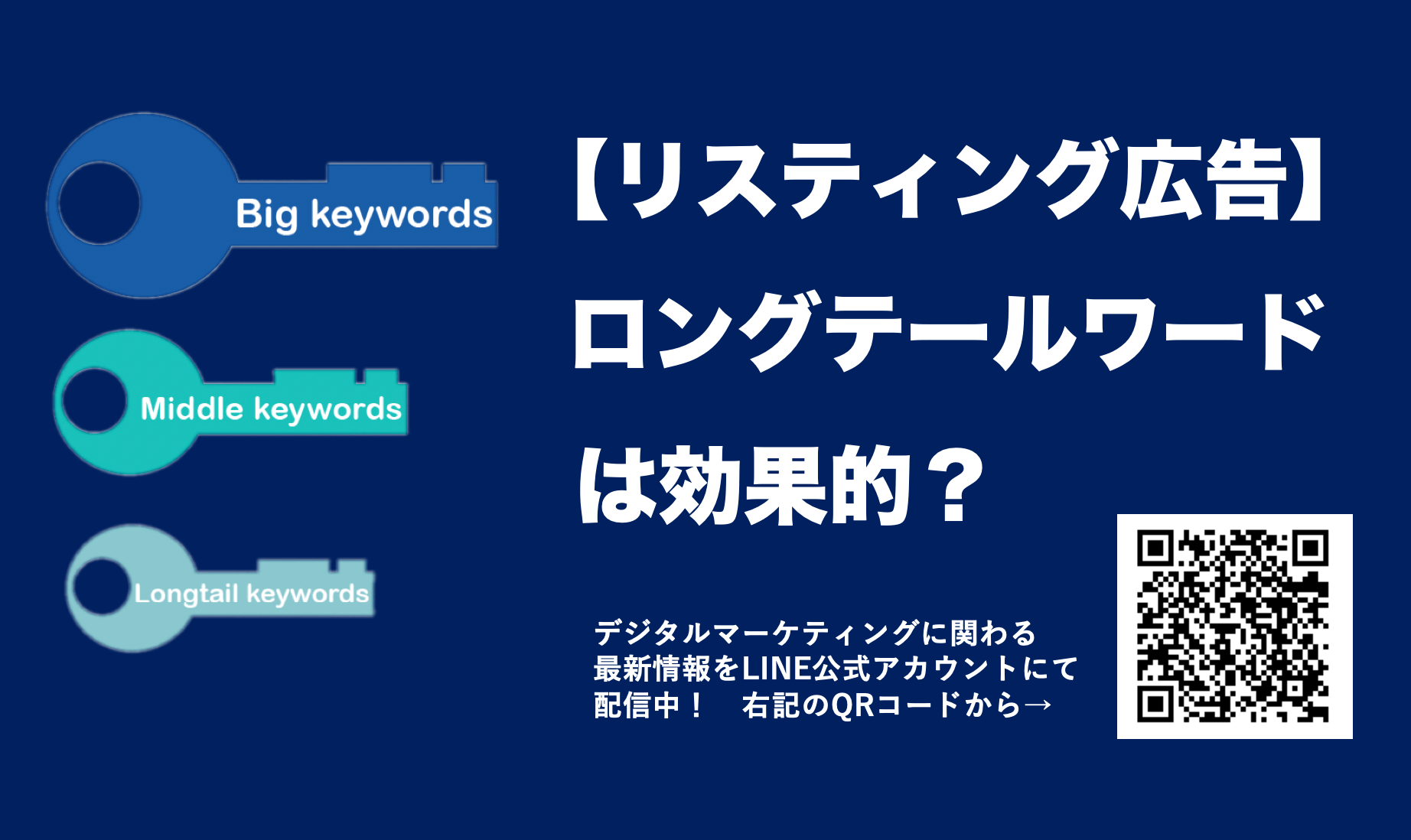 リスティング広告でロングテールキーワードは効果的？ワード選定方法も解説
